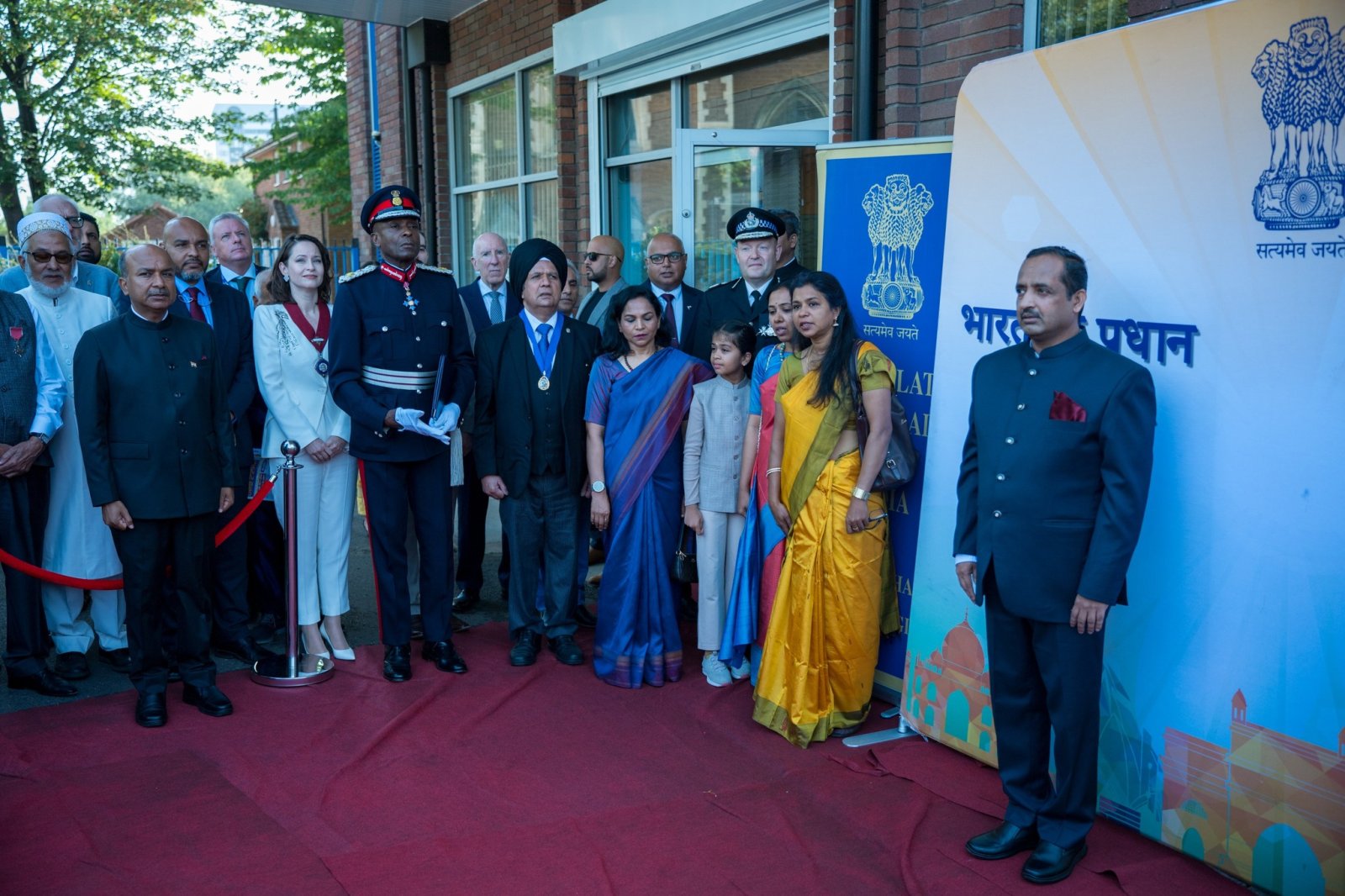 Flag Hoisting ceremony at the Consulate General of India Birmingham - 15th August, 2025
