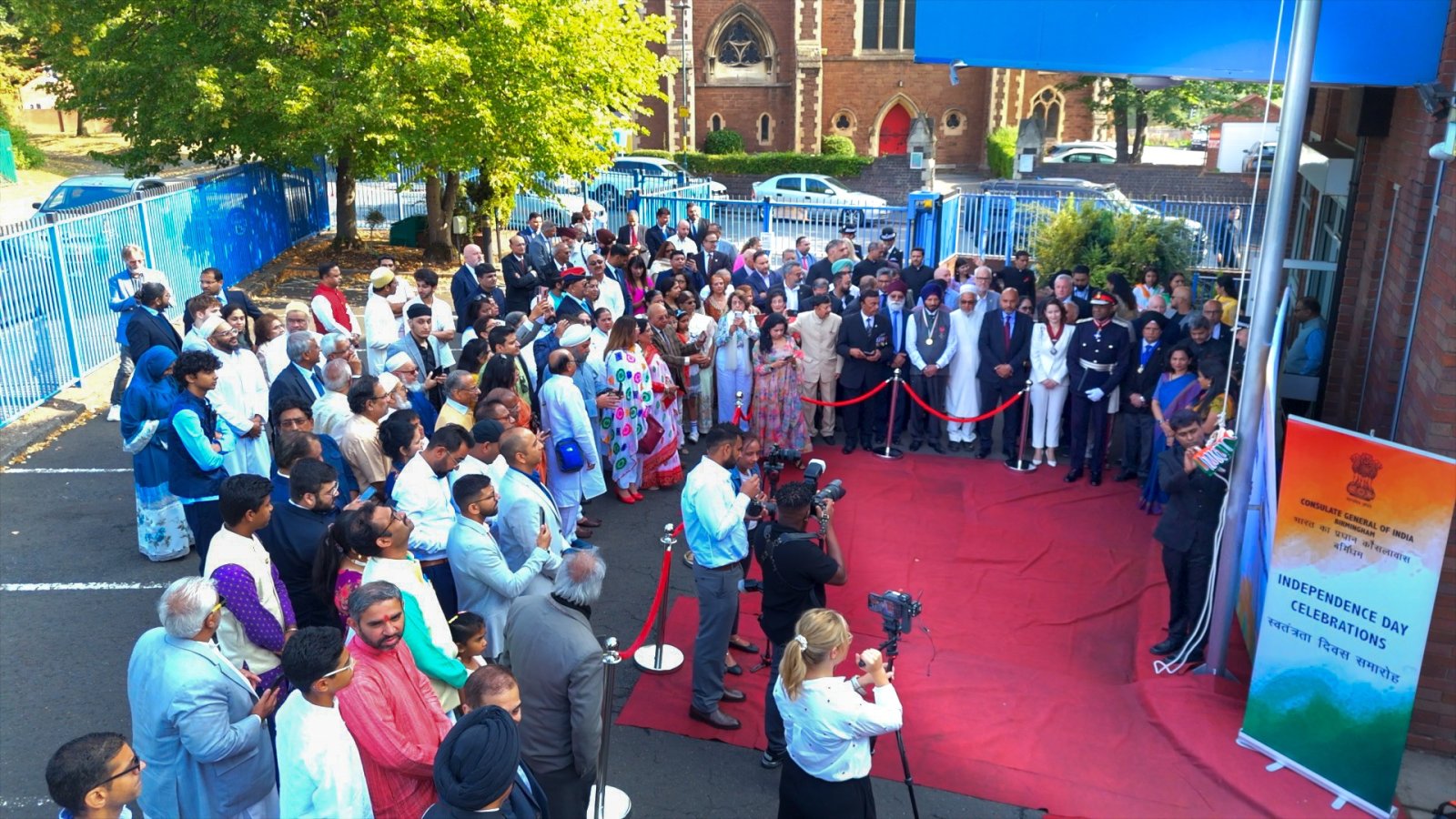 Flag Hoisting ceremony at the Consulate General of India Birmingham - 15th August, 2025