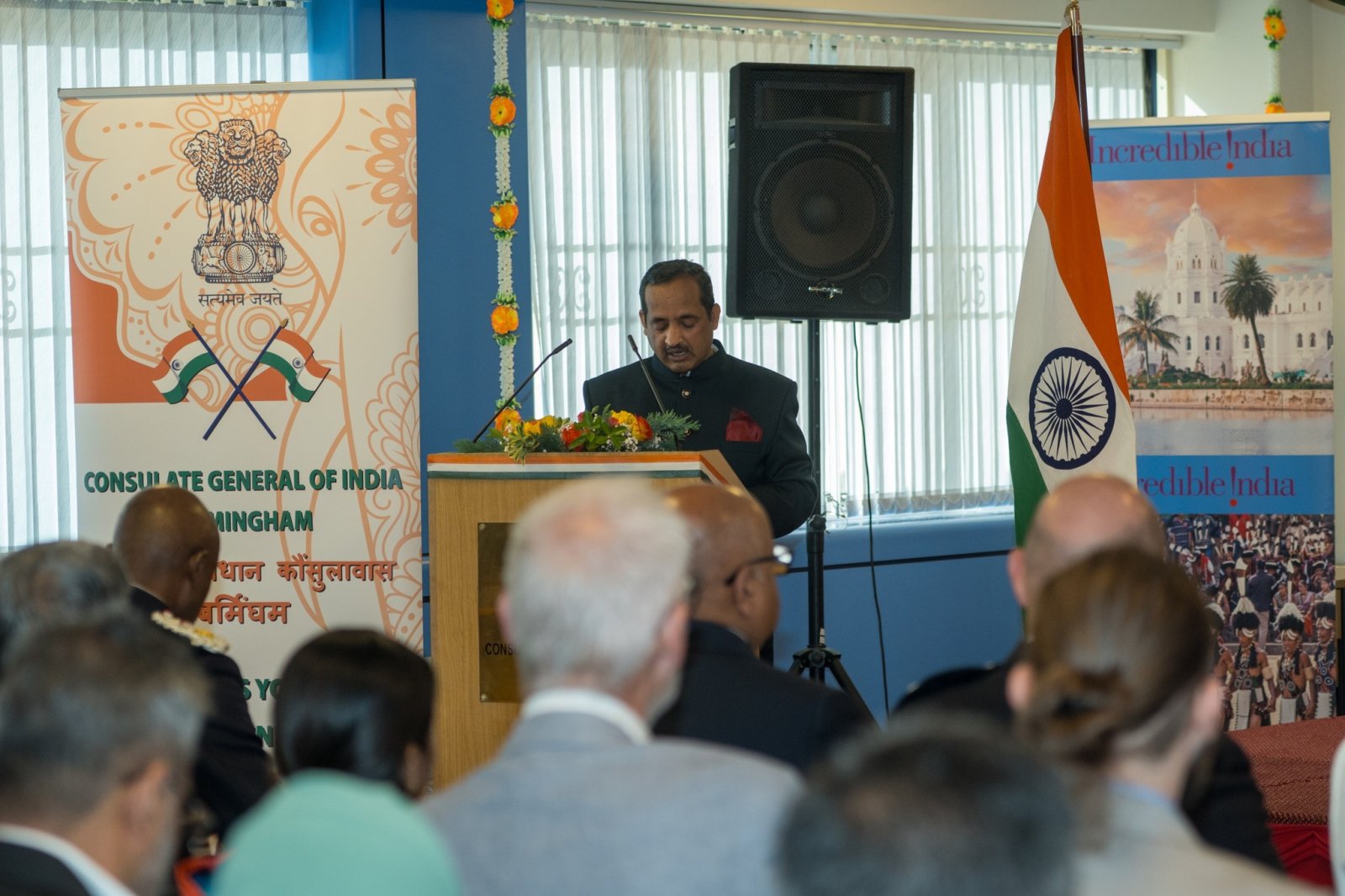 Flag Hoisting ceremony at the Consulate General of India Birmingham - 15th August, 2025