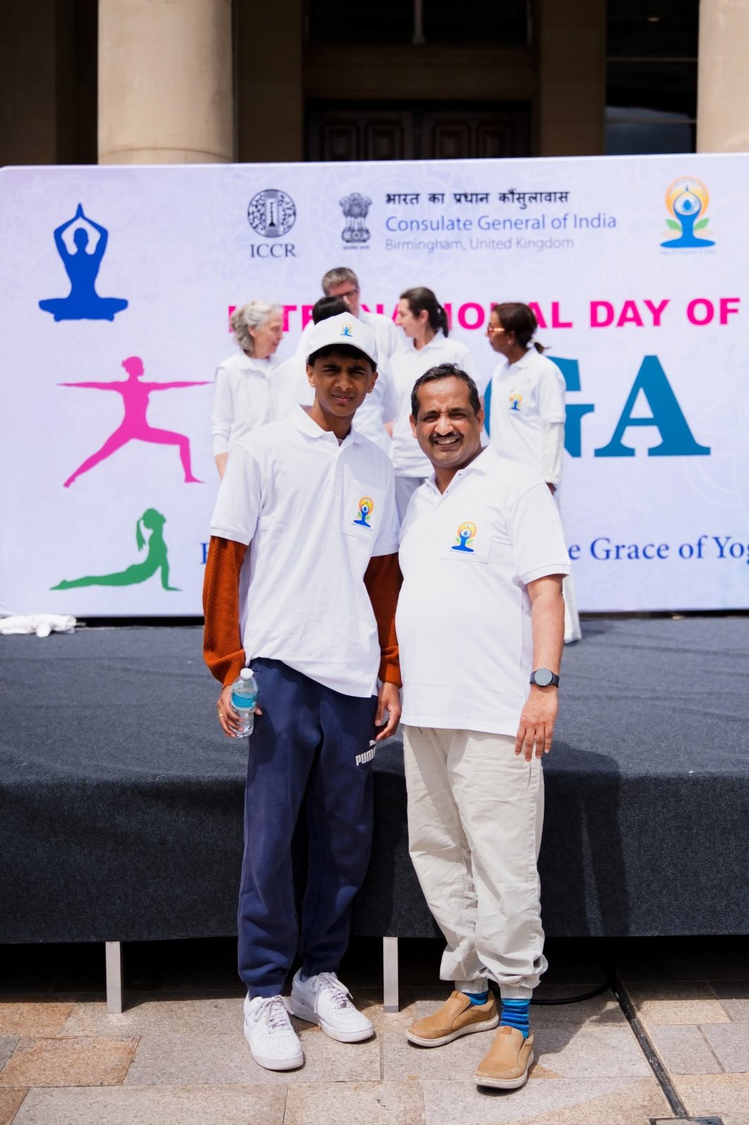 Grand celebration to mark the 12th International Day of Yoga at Victoria Square, Birmingham - 21st June 2026