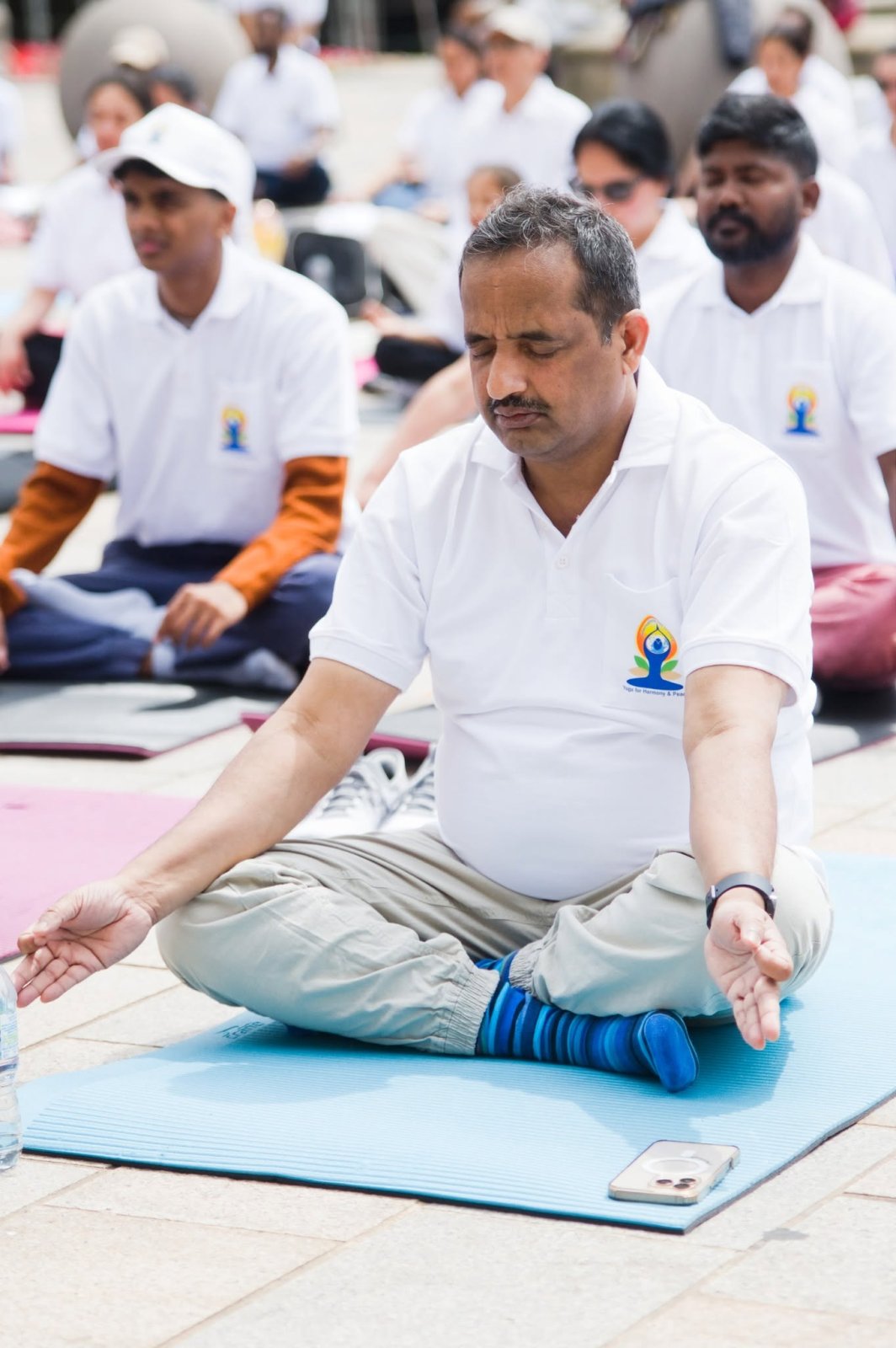 Grand celebration to mark the 12th International Day of Yoga at Victoria Square, Birmingham - 21st June 2026