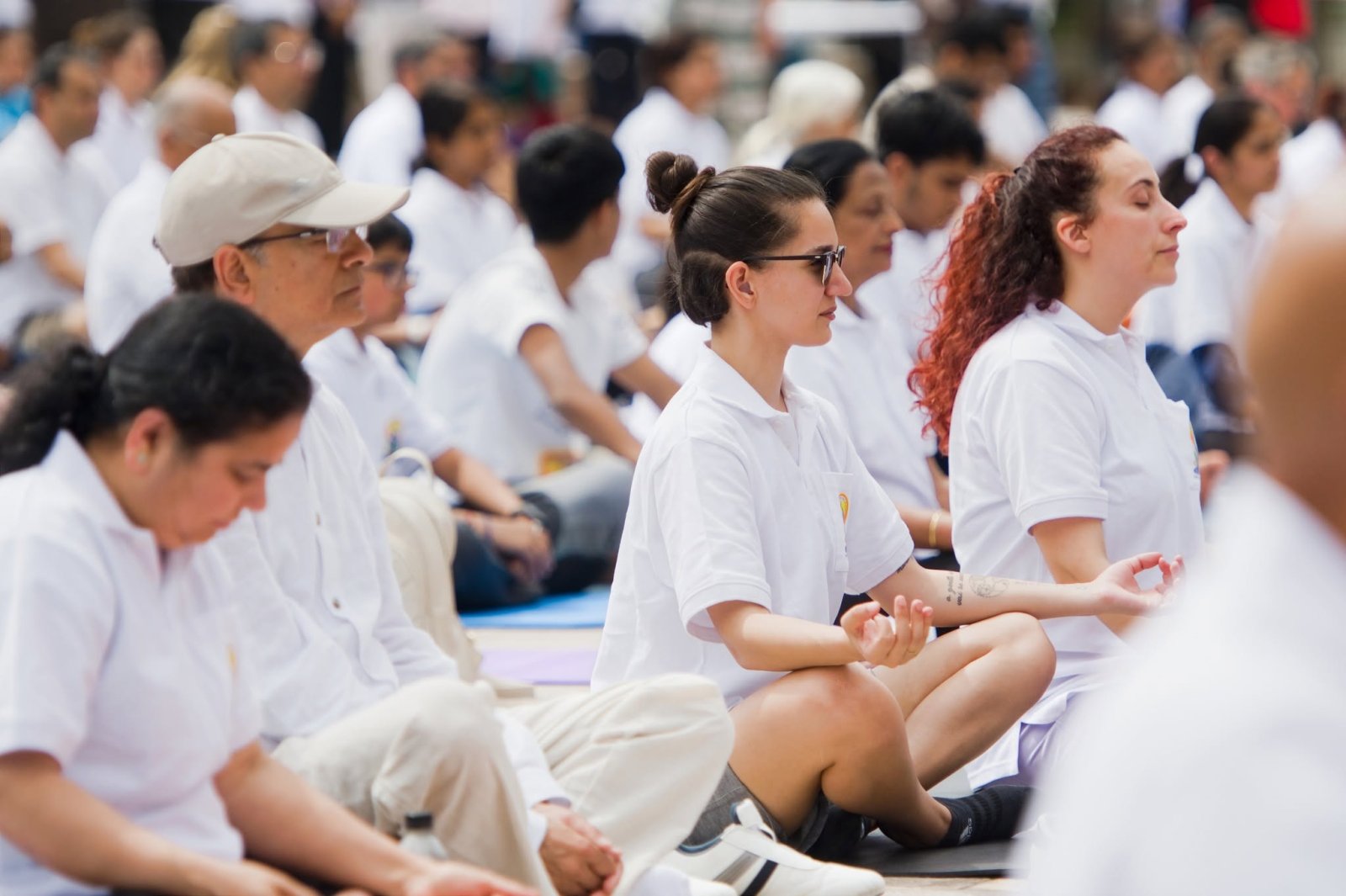 Grand celebration to mark the 12th International Day of Yoga at Victoria Square, Birmingham - 21st June 2026