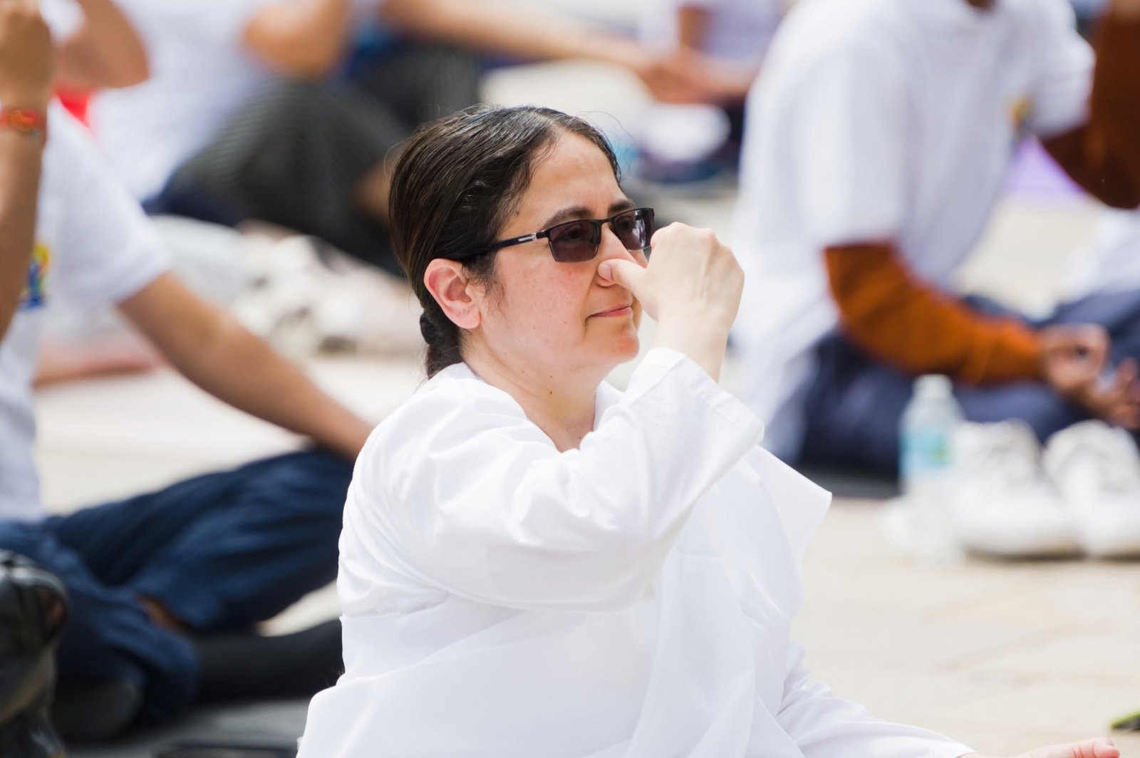 Grand celebration to mark the 12th International Day of Yoga at Victoria Square, Birmingham - 21st June 2026