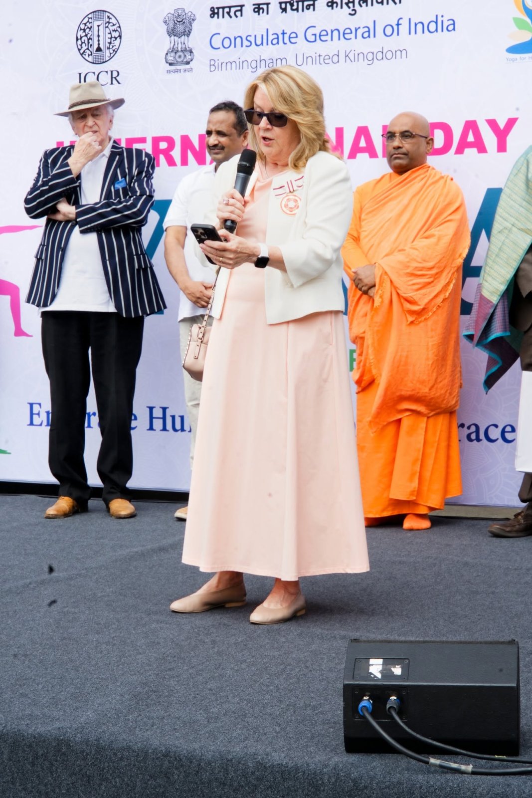 Grand celebration to mark the 12th International Day of Yoga at Victoria Square, Birmingham - 21st June 2026