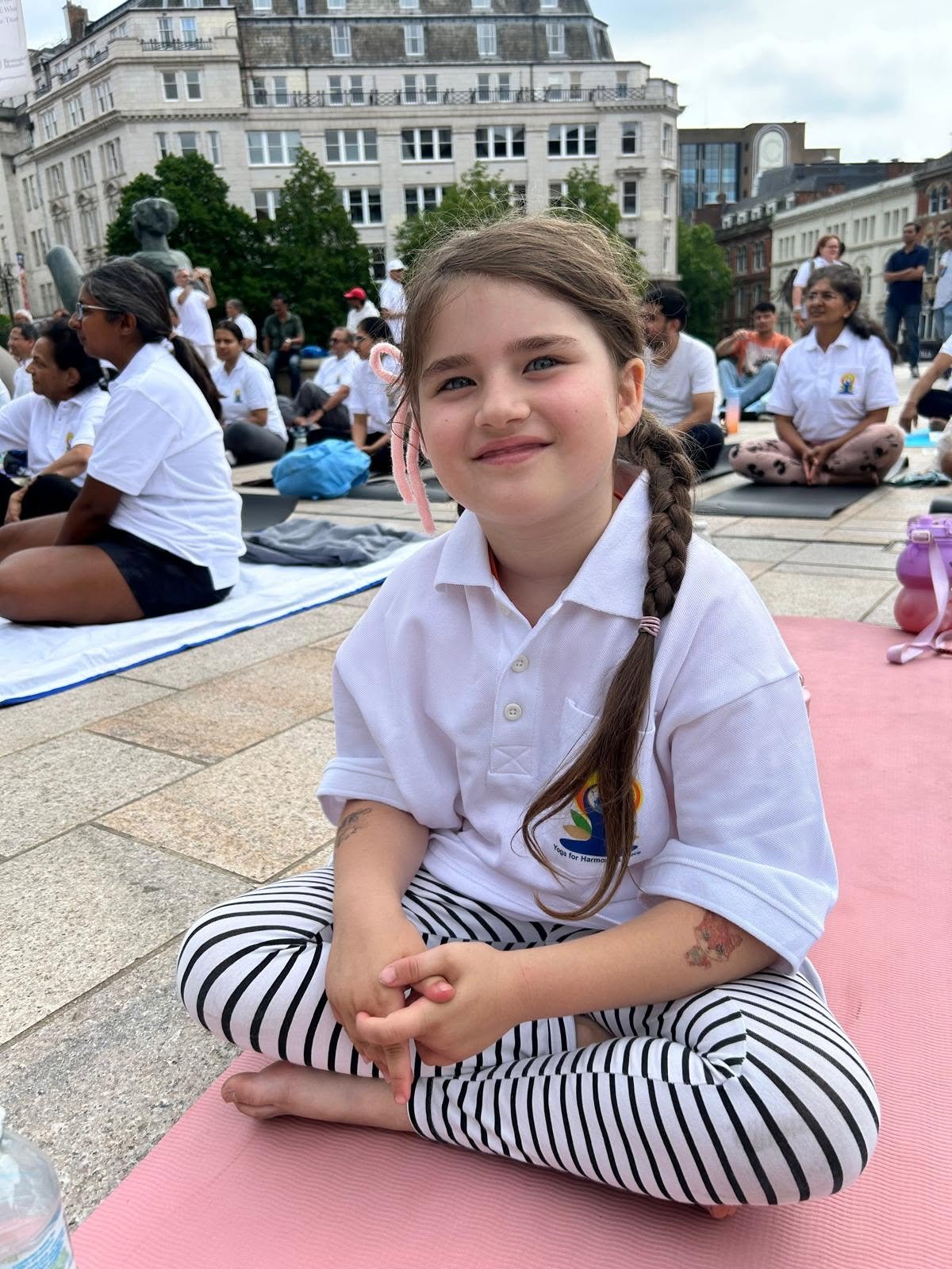 Grand celebration to mark the 12th International Day of Yoga at Victoria Square, Birmingham - 21st June 2026
