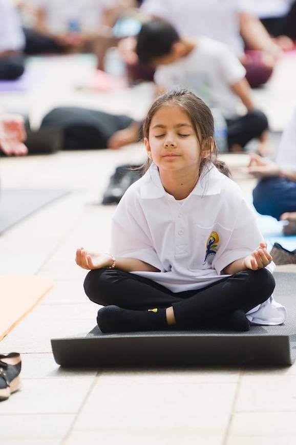 Grand celebration to mark the 12th International Day of Yoga at Victoria Square, Birmingham - 21st June 2026