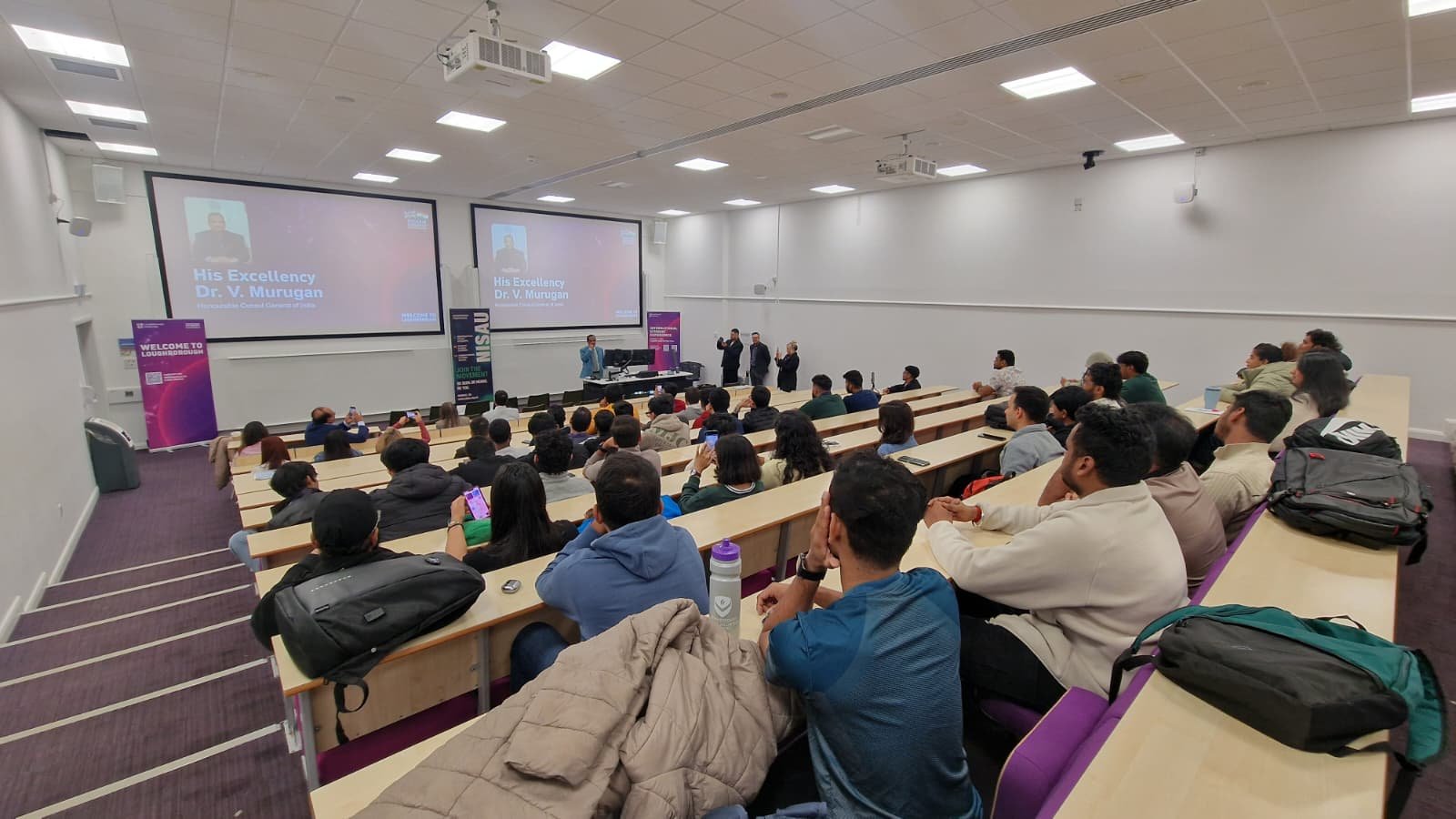 Consul General Dr Venkatachalam Murugan interaction with the Indian Students at the University of Loughborough - 08th October, 2025