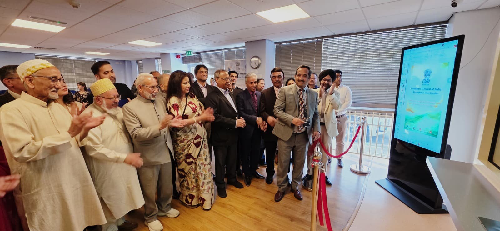 “India Insight” Digital Screen Inaugurated at Consulate General of India, Birmingham - 9 April 2026