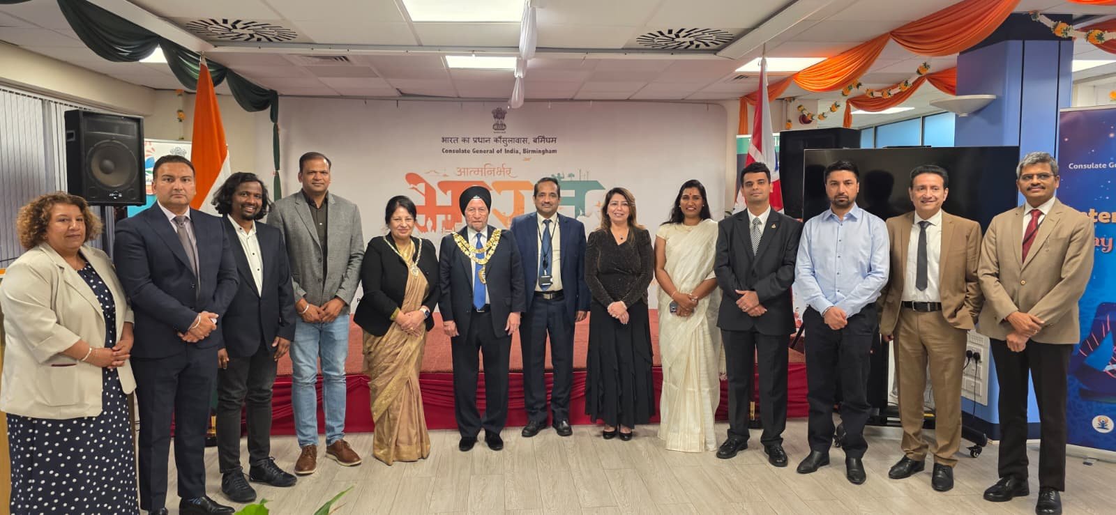 Consul General Dr Venkatachalam Murugan hosts exclusive dinner in honour of newly elected Indian-origin Councillors from the Midlands on 29 May 2026