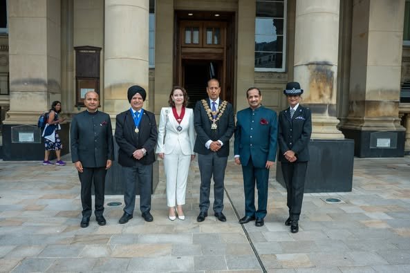 Flag Hoisting in-front of the Council House Birmingham - 15th August, 2025