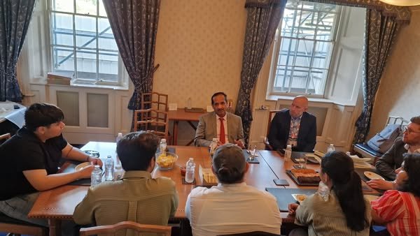 Interaction with the Indian students of University of Leicester - 13th May, 2025