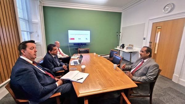 Meetings and discussion with the Vice Chancellor and academicians - Centre for Digital Health & Precision Medicine, established in partnership with Apollo Hospitals at the University of Leicester - 13th May, 2025