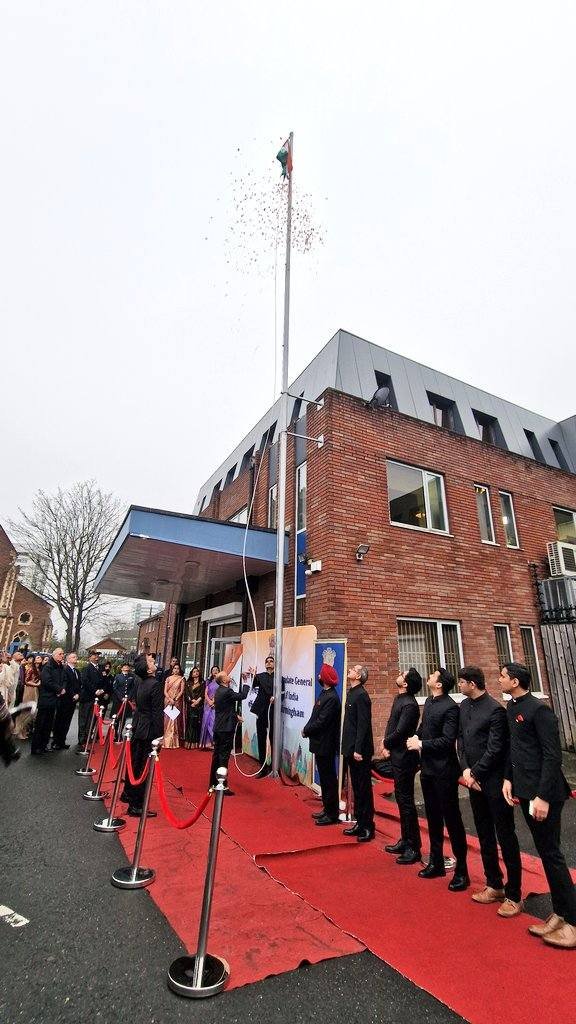 An Honor and a Pride as the Tricolor Unfurled at the Consulate General of India, Birmingham - 26th January, 2026