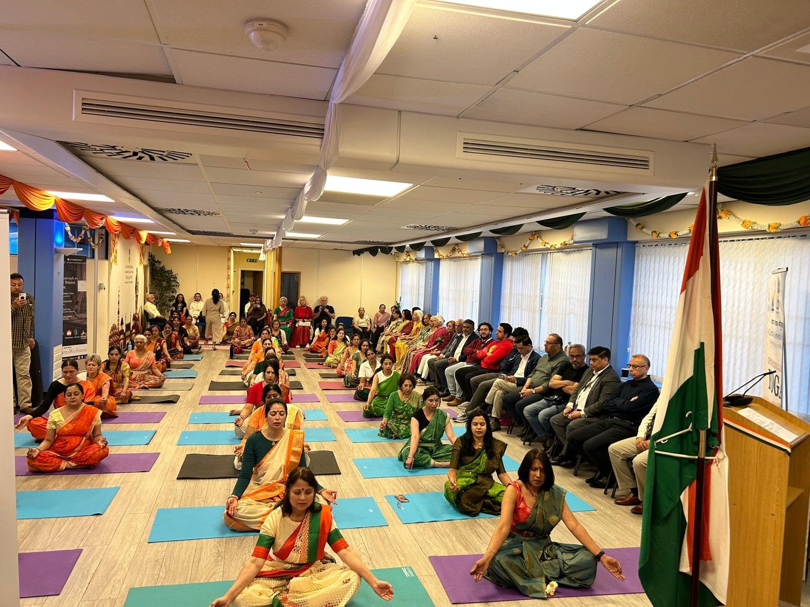 Unique “Saree Yoga” Session Celebrates Yoga and Indian Heritage at the Consulate General of India, Birmingham - 5th June, 2026