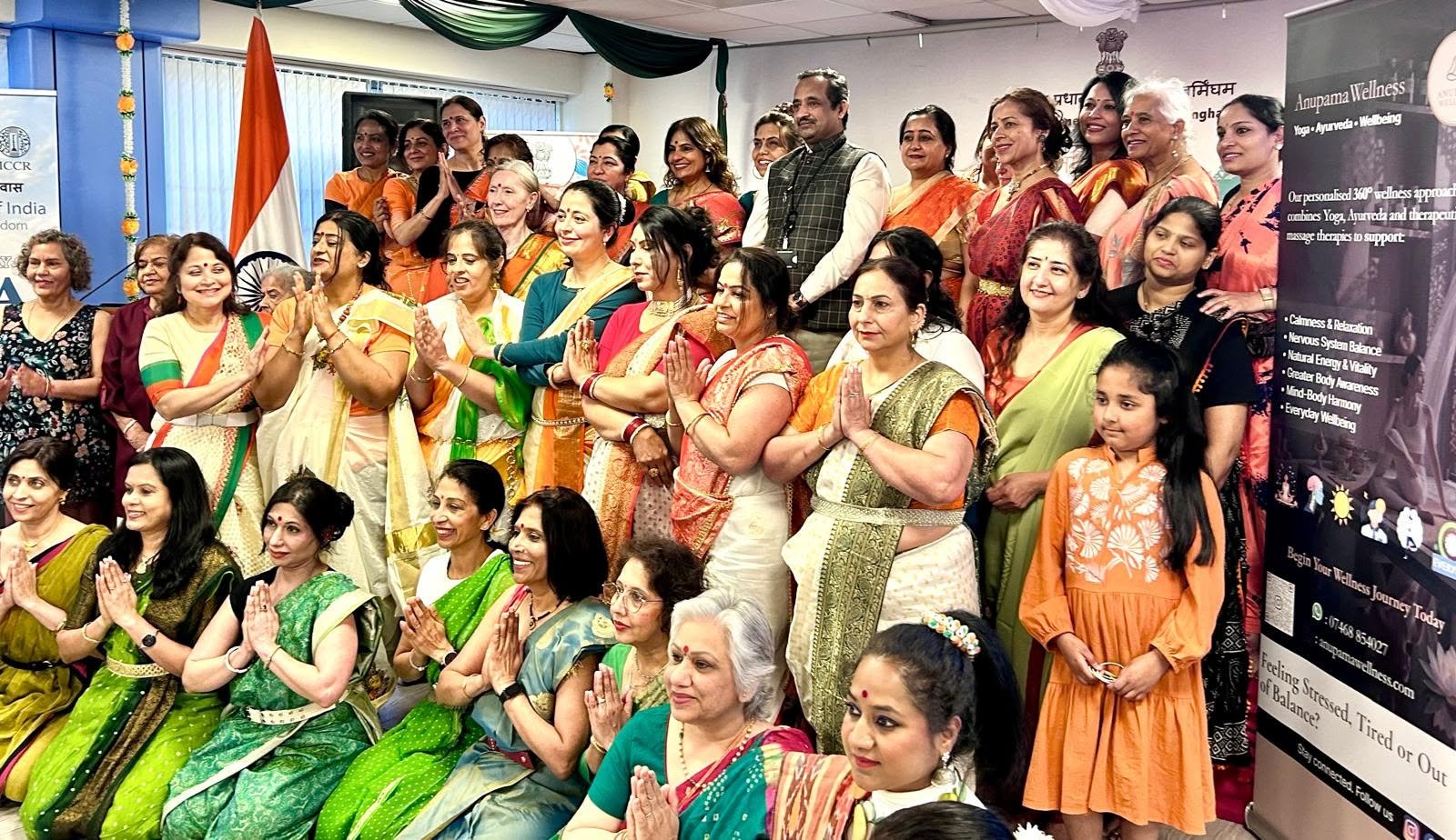 Unique “Saree Yoga” Session Celebrates Yoga and Indian Heritage at the Consulate General of India, Birmingham - 5th June, 2026