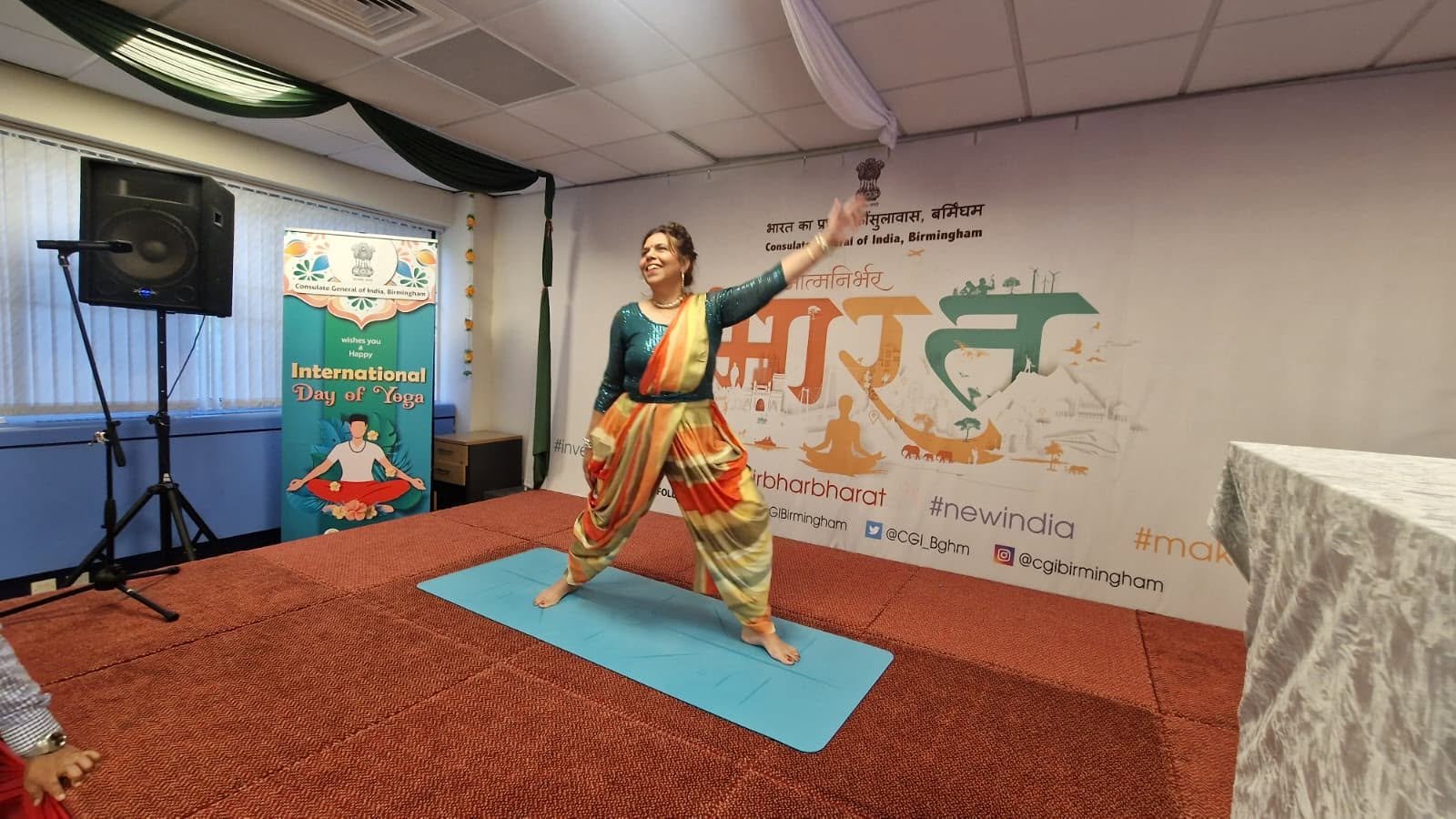 Unique “Saree Yoga” Session Celebrates Yoga and Indian Heritage at the Consulate General of India, Birmingham - 5th June, 2026