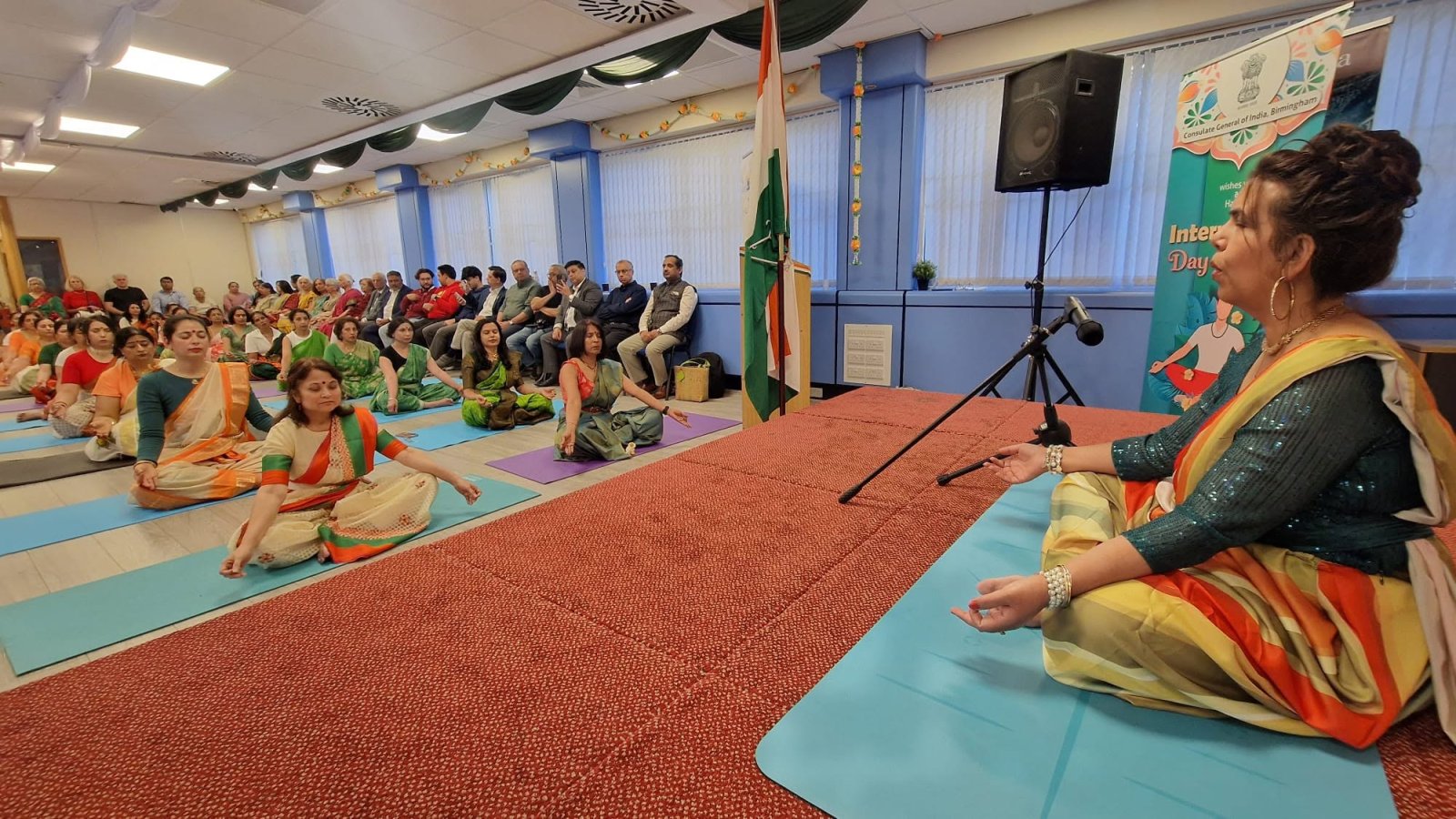 Unique “Saree Yoga” Session Celebrates Yoga and Indian Heritage at the Consulate General of India, Birmingham - 5th June, 2026