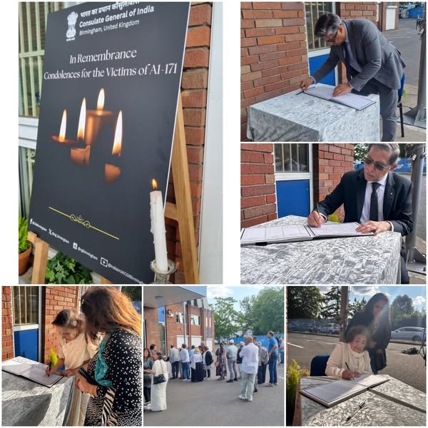 Solemn remembrance ceremony i tragic incident AI-171 -16th June, 2025