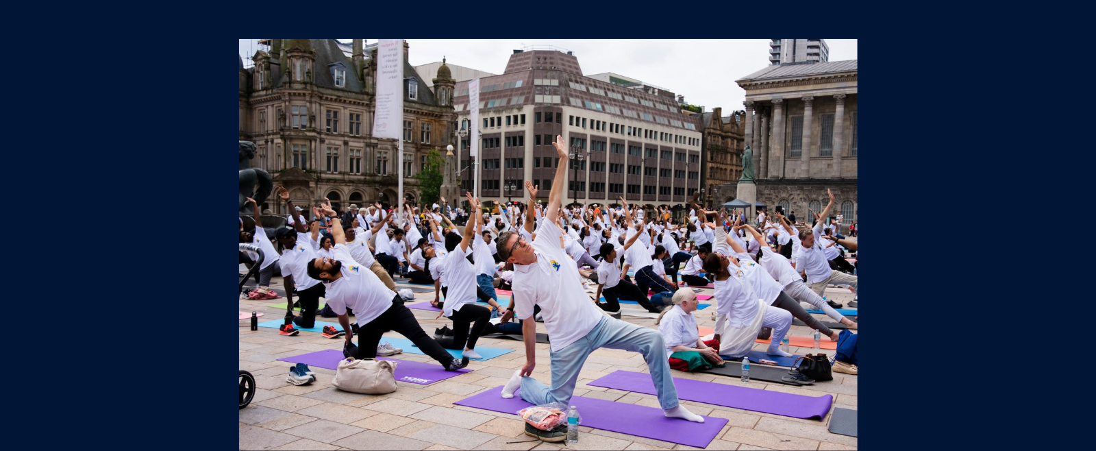 12th International Day of Yoga celebrations at the Victoria Square Birmingham - 21st June 2026