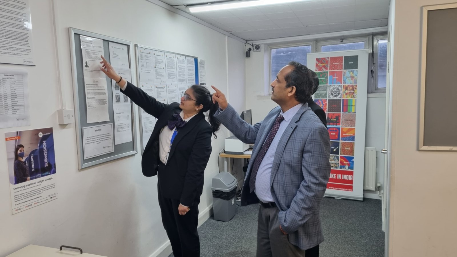 Consul General Dr Venkatachalam Murugan visited the VFS Bradford - 28th February, 2025