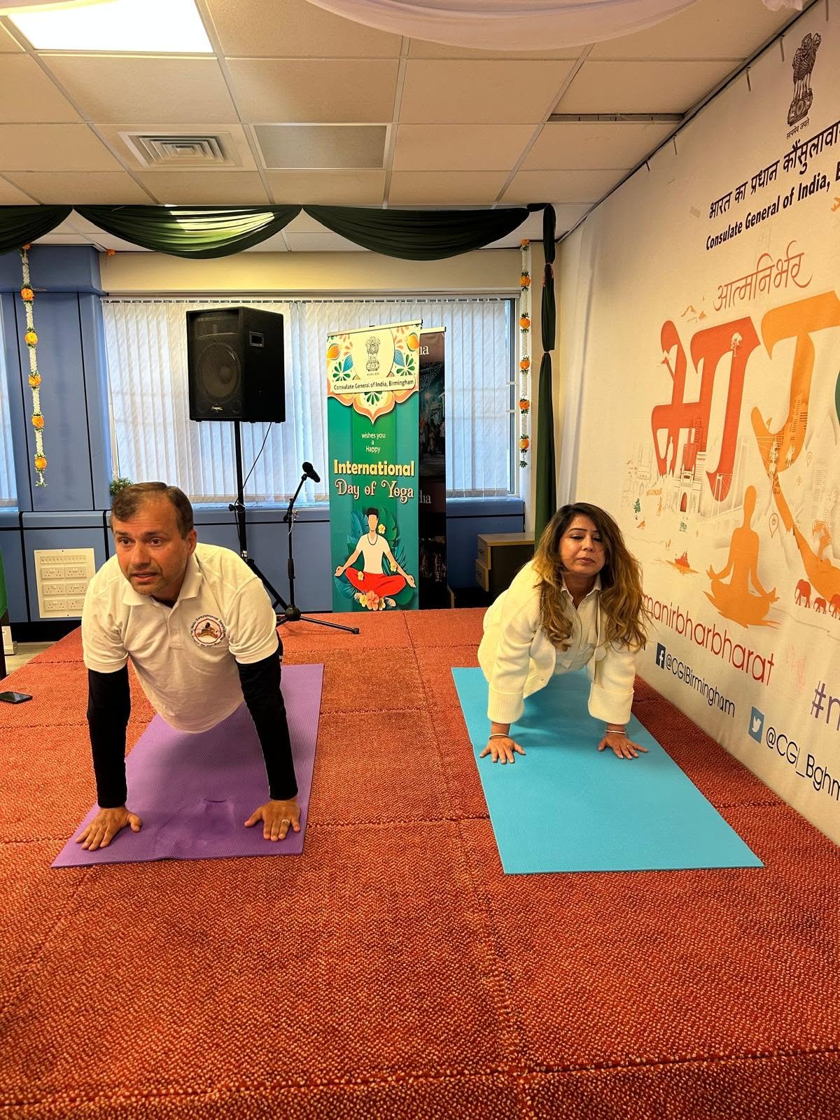 Yoga Mahotsav Continues with “Mindful Yoga of Inner Awakening” Session at the Consulate General of India, Birmingham - 9th June, 2026