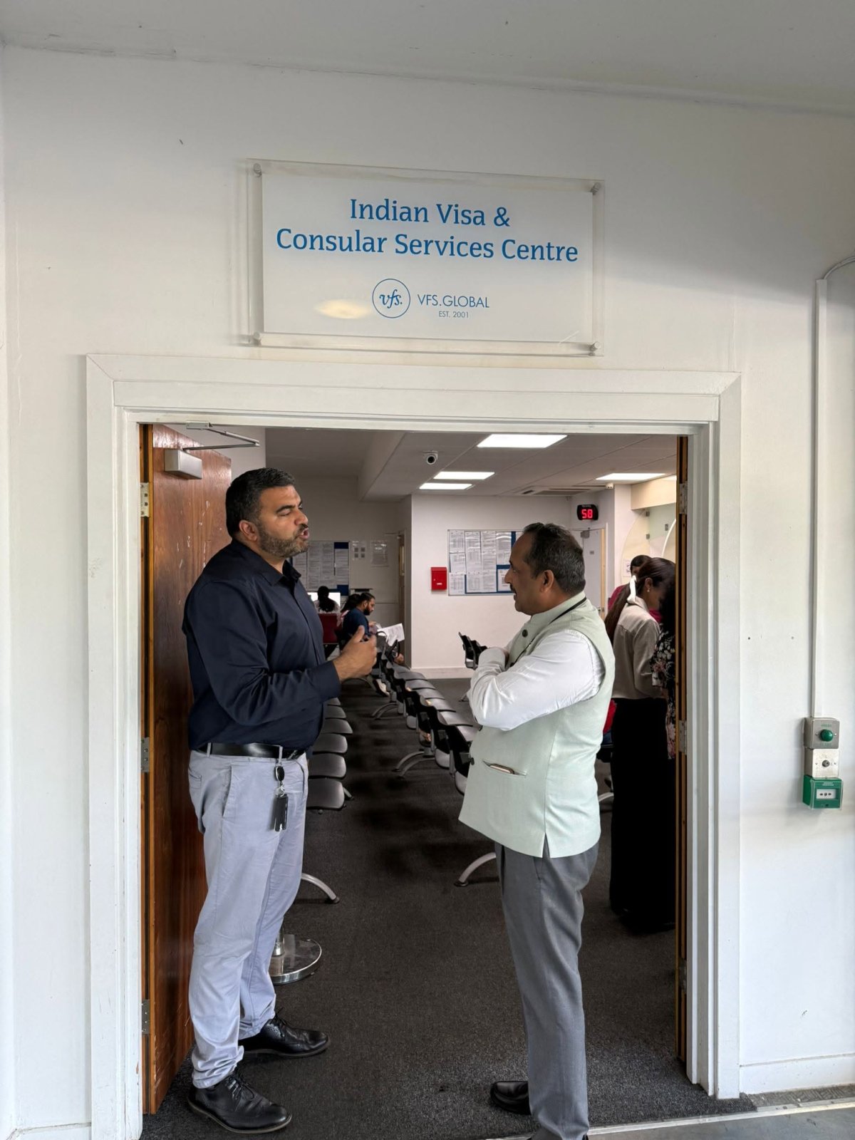 Consul General Visits VFS Global Visa Application Centre in Leicester - 25th June, 2026