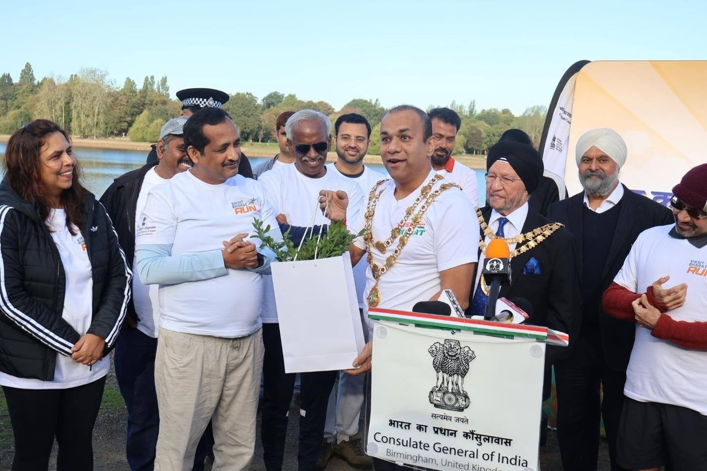 Viksit Bharat Run 2026 Held at Edgbaston Reservoir, Birmingham - 26th September , 2026