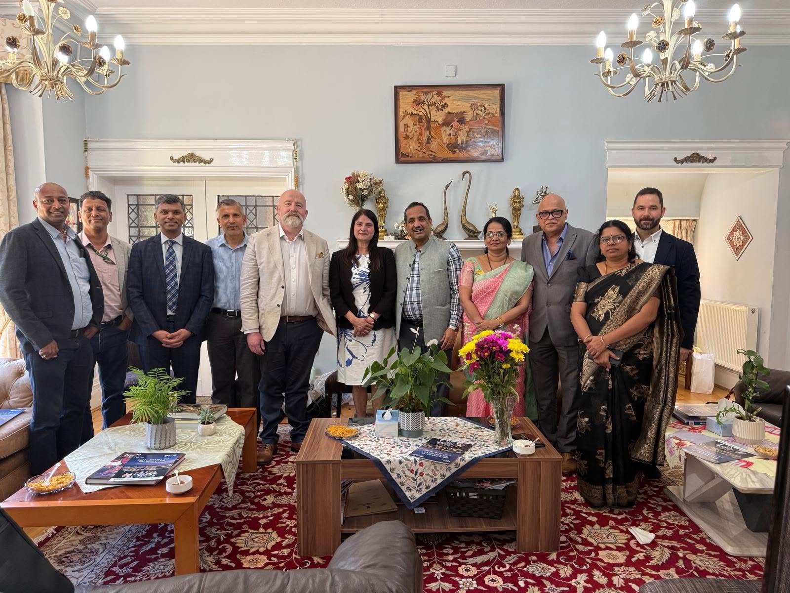 Luncheon with the academics from India and UK at Consul General's residence - 02nd July, 2026